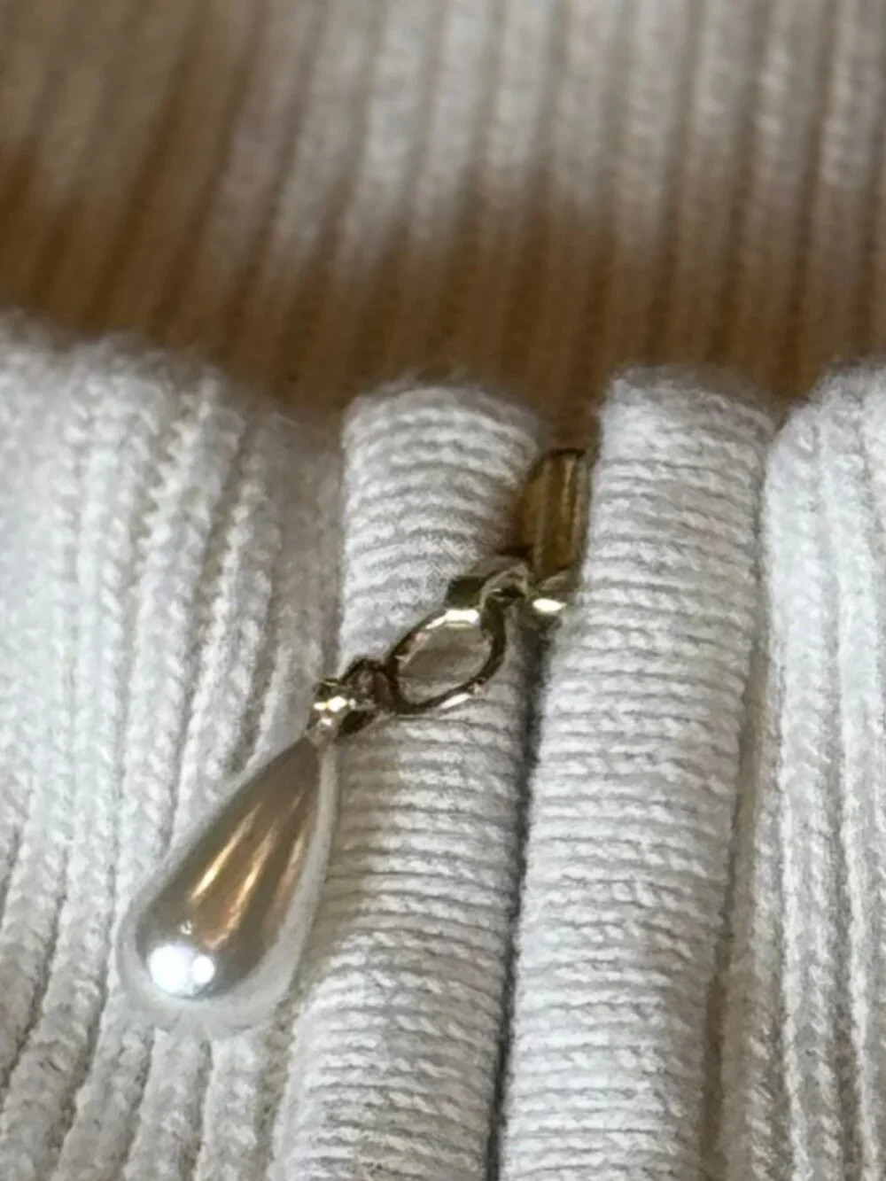 J.Crew Cream & Black Striped Quarter-Zip Sweater | Size XS - Picture 6 of 8